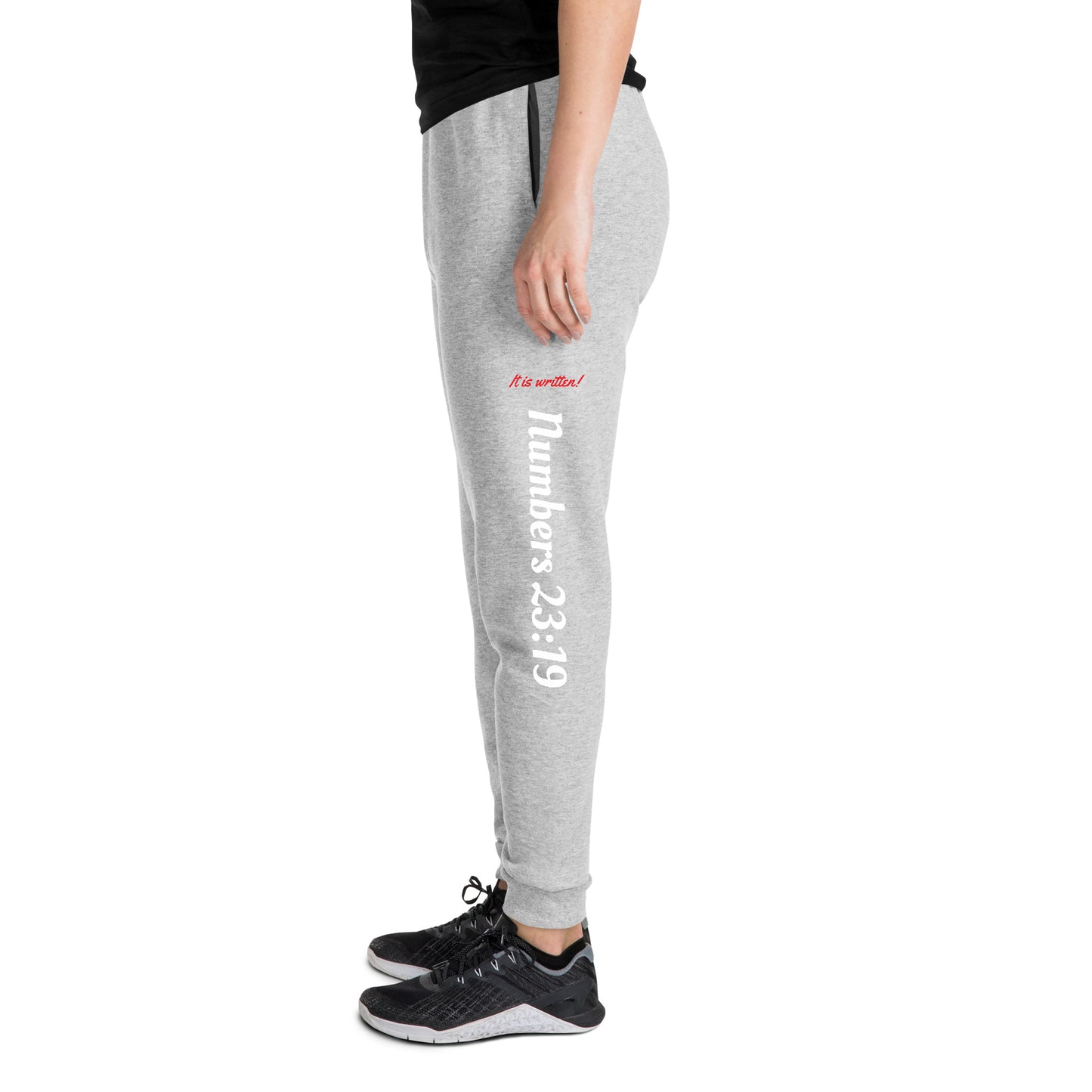 Numbers 23: 19  Unisex Joggers